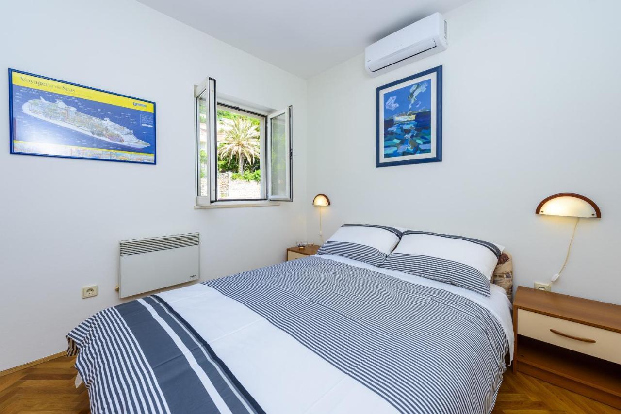 Apartment Tija Two Bedroom Apartment With Balcony And Partial Sea View 杜布罗夫尼克 外观 照片
